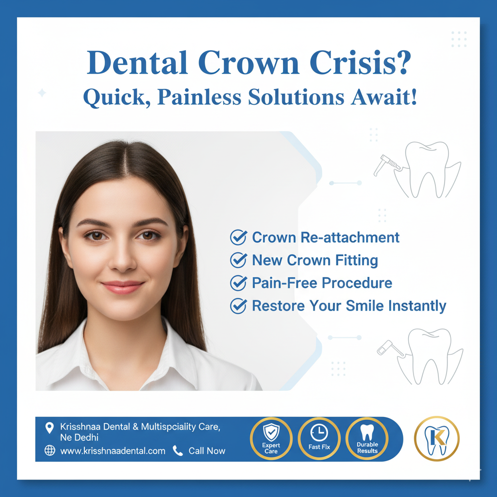Why Do Dental Crowns Fall Off? What Should You Do When It Happens?